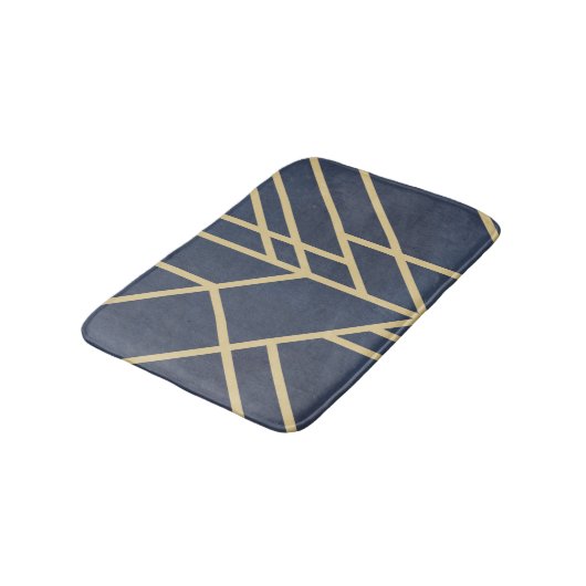 Art-Deco-Design Badematte (Schrägansicht)