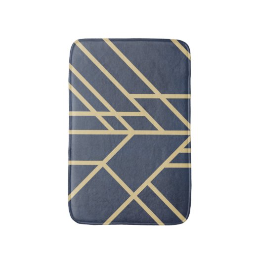 Art-Deco-Design Badematte (Vorderseite Vertikal)