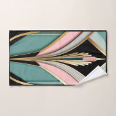 Art Deco Design Badetuch Set. Badhandtuch Set (Handtuch)