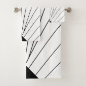 Art Deco Design Badhandtuch Set (Insitu)