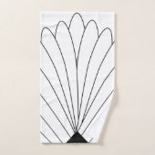 Art Deco Design Badhandtuch Set (Handtuch)