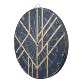 Art-Deco-Design Dartscheibe (Vorderseite rechts)