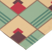Art Deco Design der 1930er Jahre Tischdecke (Schrägansicht)