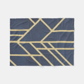 Art-Deco-Design Fleecedecke (Vorderseite (Horizontal))