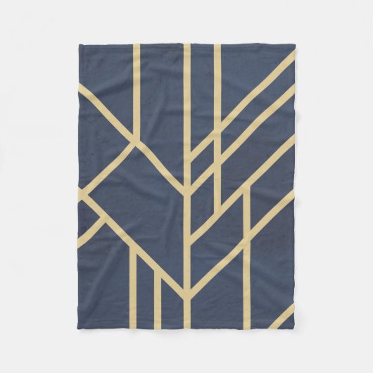 Art-Deco-Design Fleecedecke (Vorderseite)