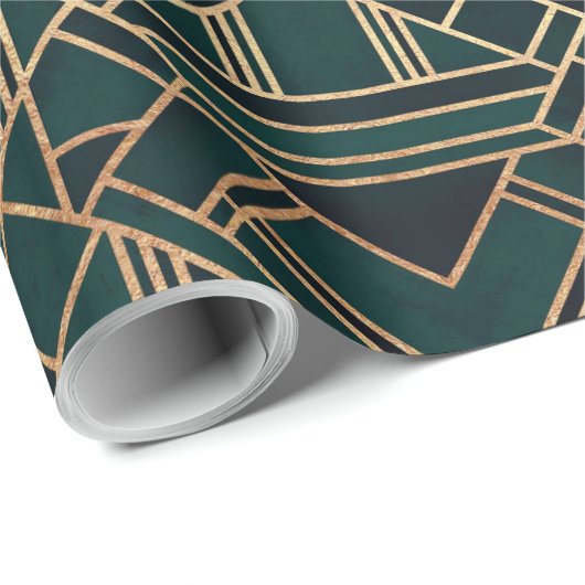 Art Deco Design Geschenkpapier (Rolleneckpunkt)