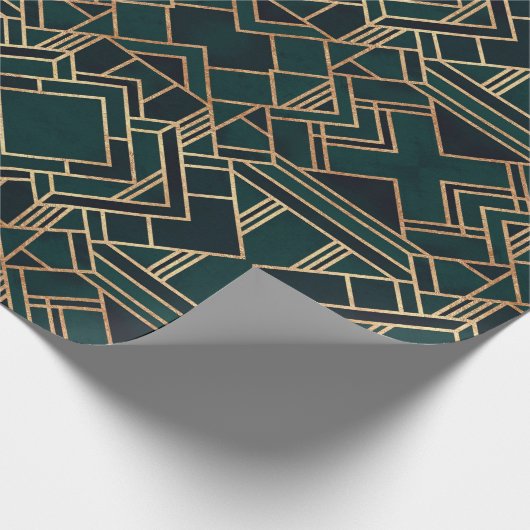 Art Deco Design Geschenkpapier (Ecke)