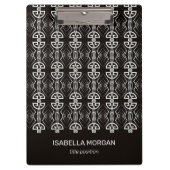 Art Deco Design Klemmbrett (Vorderseite)