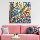 Art Deco Design Leinwand Kunst (Insitu (Wohnzimmer))