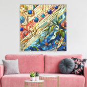 Art Deco Design Leinwand Kunst (Insitu (Wohnzimmer))
