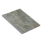 Art Deco Design Luxus geometrisch nahtlos pa Notizblock (Rechte Seite)