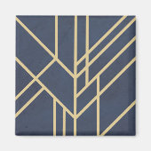 Art-Deco-Design Magnet (Vorne)