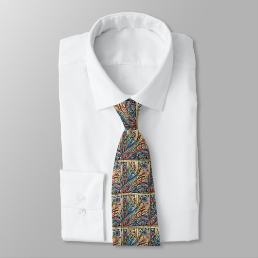 Art Deco Design Neck Tie Krawatte (Gebunden)