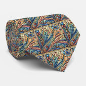 Art Deco Design Neck Tie Krawatte (Gerollt)