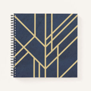 Art-Deco-Design Notizblock