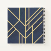 Art-Deco-Design Notizblock (Rückseite)