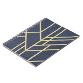 Art-Deco-Design Notizblock (Linke Seite)