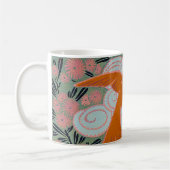 Art Deco Design Nr. 11 exotische Vögel Kaffeetasse (Links)