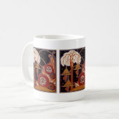 Art Deco Design Nr. 4 Exotic Garden Kaffeetasse (Vorderseite Links)
