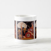 Art Deco Design Nr. 4 Exotic Garden Kaffeetasse (Mittel)