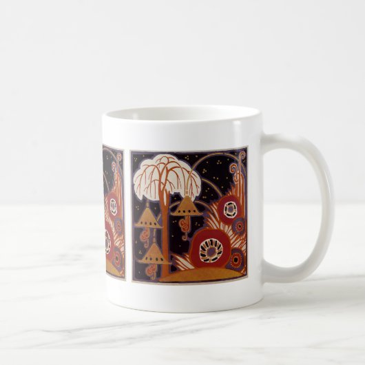Art Deco Design Nr. 4 Exotic Garden Kaffeetasse (Rechts)