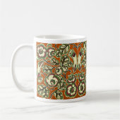 Art Deco Design Nr. 5 Blumenmuster Kaffeetasse (Links)