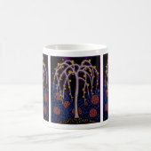 Art Deco Design Nr. 6 Exotic Tree Kaffeetasse (Mittel)