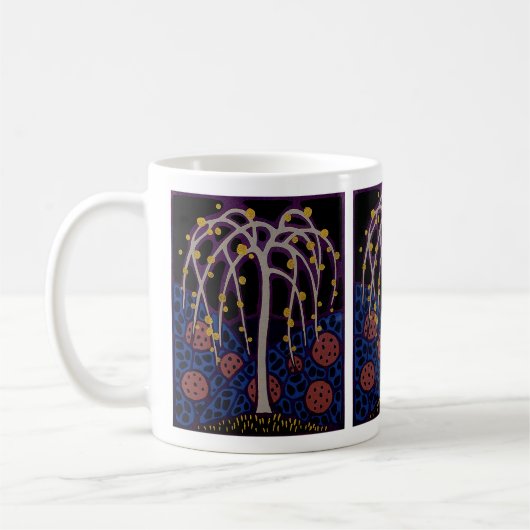 Art Deco Design Nr. 6 Exotic Tree Kaffeetasse (Links)