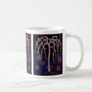 Art Deco Design Nr. 6 Exotic Tree Kaffeetasse