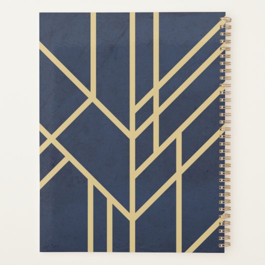 Art-Deco-Design Planer (Rückseite)