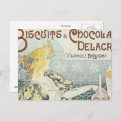 Art Deco Design Postkarte (Vorne/Hinten)