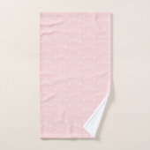 Art Deco Design Rosa Badhandtuch Set (Handtuch)