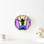 Art Deco Design Runde Wanduhr (Zuhause)