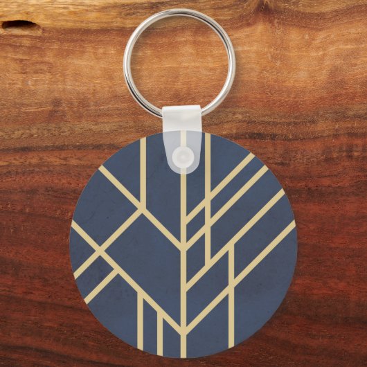 Art-Deco-Design Schlüsselanhänger (Vorderseite)