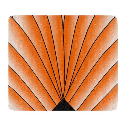 Art Deco Design Schneidebrett (Vorderseite)