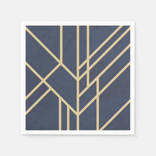 Art-Deco-Design Serviette (Vorderseite)