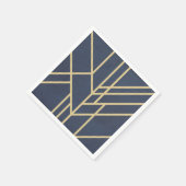 Art-Deco-Design Serviette (Ecke)