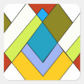 Art Deco Design Sticker (Vorderseite)