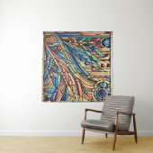 Art Deco Design Tapestes Wandteppich (Beispiel (Horizontal))