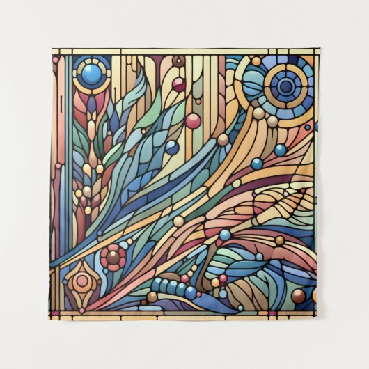 Art Deco Design Tapestes Wandteppich (Vorderseite)