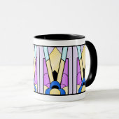 Art Deco Design Tasse (VorderseiteRechts)