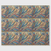 Art Deco Design Wrapping Paper Geschenkpapier (Flach)