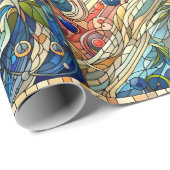 Art Deco Design Wrapping Paper Geschenkpapier (Rolleneckpunkt)