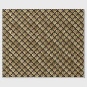 Art Deco Diamant-Fächer-Muster-Design Geschenkpapier (Flach)