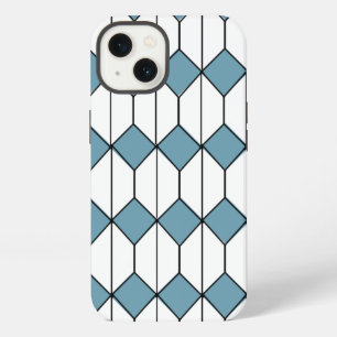 Art Deco Diamanten und Sechsecke iPhone 13 Hülle