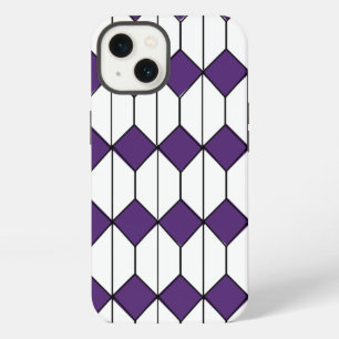 Art Deco Diamanten und Sechsecke iPhone 13 Hülle