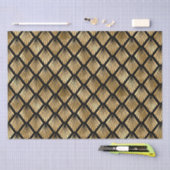 Art Deco Diamantfächer-Musterdesign Seidenpapier (Handwerk)