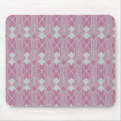 Art Deco Diamond Formen und Linien Mousepad (Vorne)
