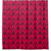 Art Deco Diamonds Duschvorhang (Vorderseite)