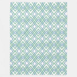 Art Deco Diamonds Fleecedecke
